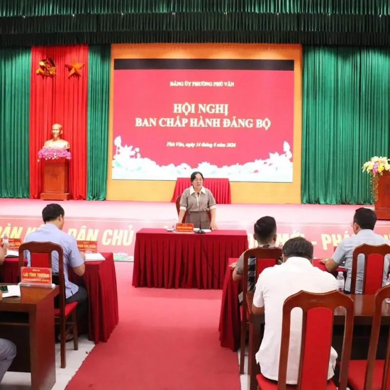 Hội nghị Ban Chấp hành Đảng uỷ cho ý kiến đối với Dự thảo Đề án sắp xếp, tổ chức lại cơ sở giáo dục mầm non, giáo dục phổ thông trên địa bàn phường
